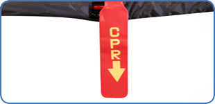 Apollo 5 Premium overlay mattress CPR tag