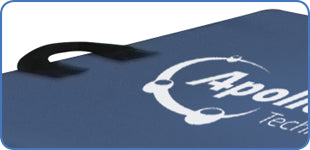 Close-up of premium-grade foam texture and folding mechanism