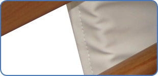 Side view showing bumper size and fit across bed rail