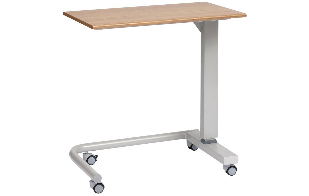 Alerta Gas Lift Overbed Table Oak