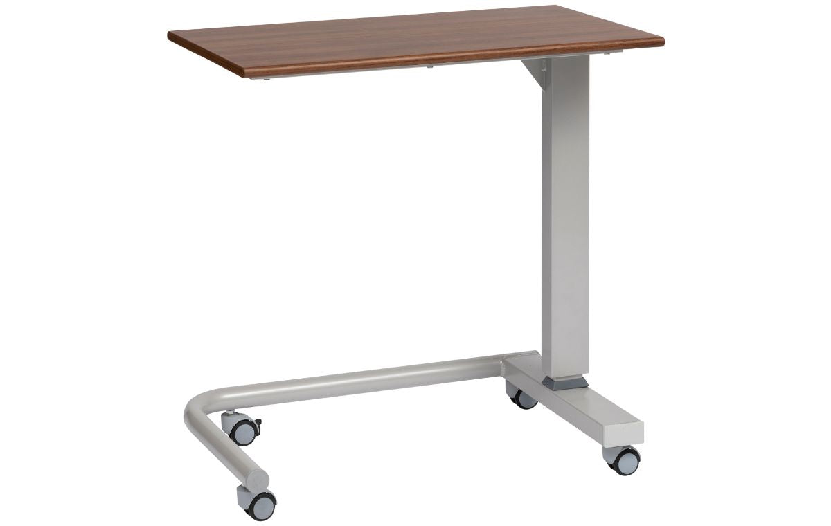 Alerta Gas Lift Overbed Table Walnut
