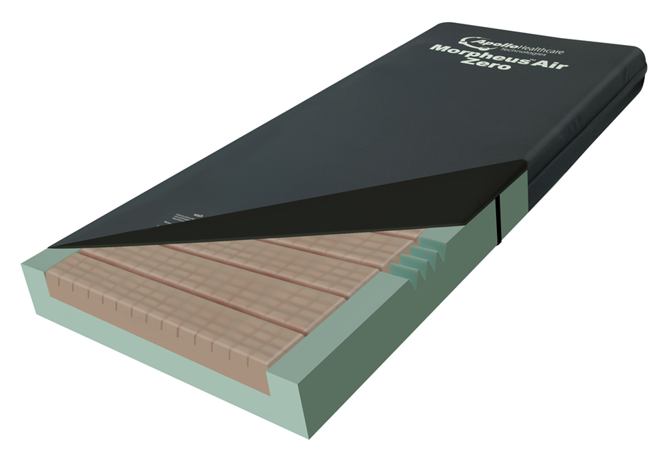 Apollo Morpheus Air Zero™ mattress surface showing zoned cell design