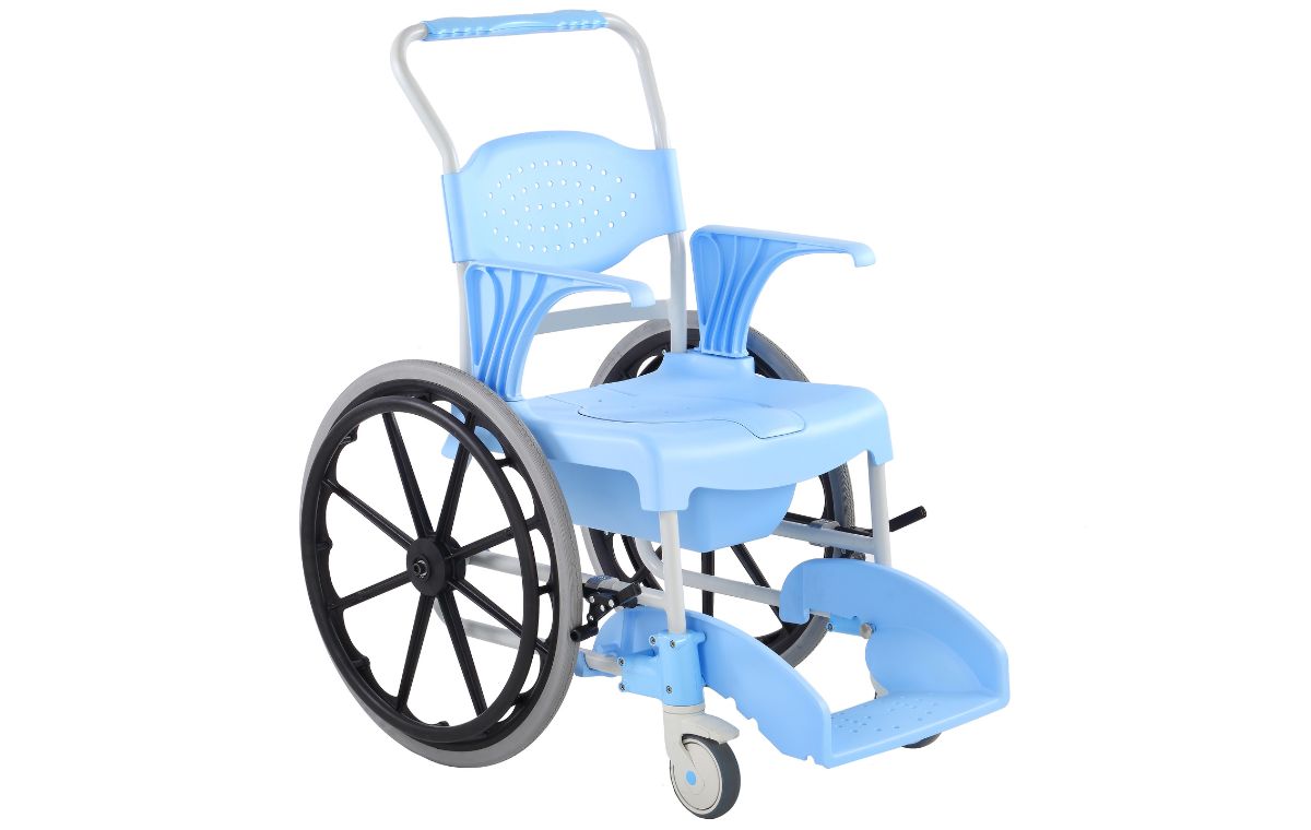 Alerta Aqua Shower Commode Chair - Self-Propelled