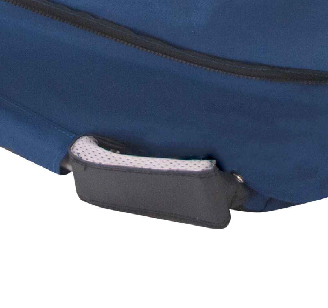 Close-up of air cell structure and CPR valve on the Apollo Aura Turning mattress system