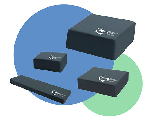 Array of four pads showing size variations