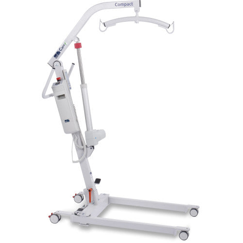SLK Carry Compact Mobile Hoist with short chassis – front view for narrow-space patient transfer