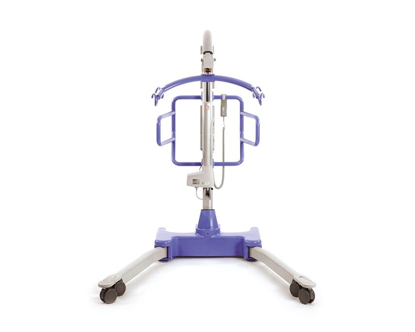 Oxford Calibre mobile hoist showing powered adjustable legs