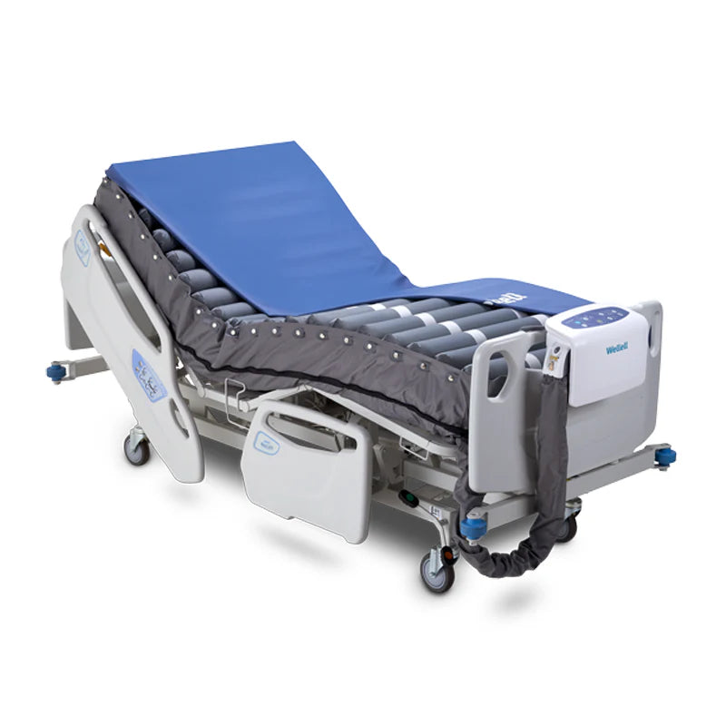 Dynamic Bariatric Mattress Serene System displayed on a hospital bed.