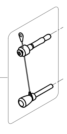 Handle kit for foldable mast