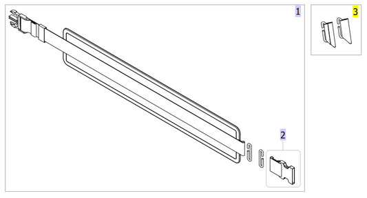 Female Buckle for Leg Band – Invacare ISA 160