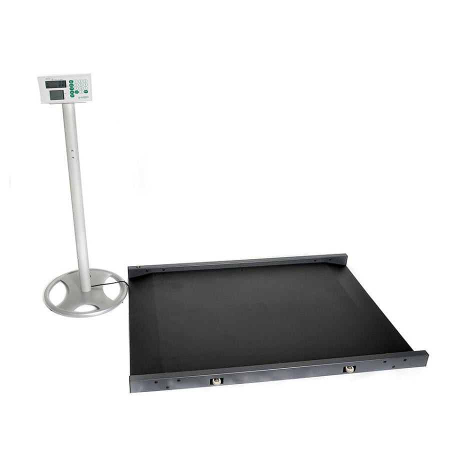 Marsden M-651 Wheelchair Scale with Column-Mounted Indicator