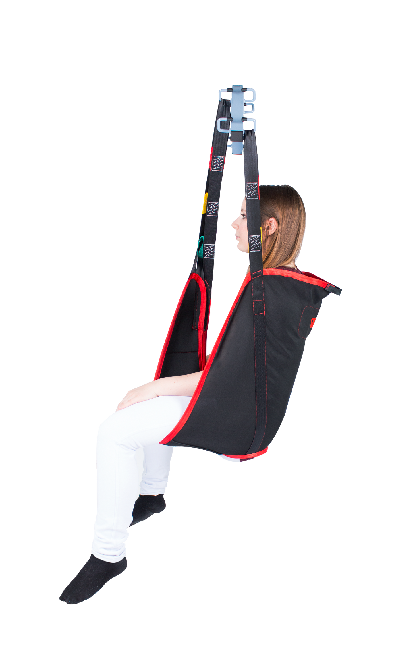 SLK Universal Sling featuring colour-coded loops for quick size identification, ensuring efficient patient transfers.