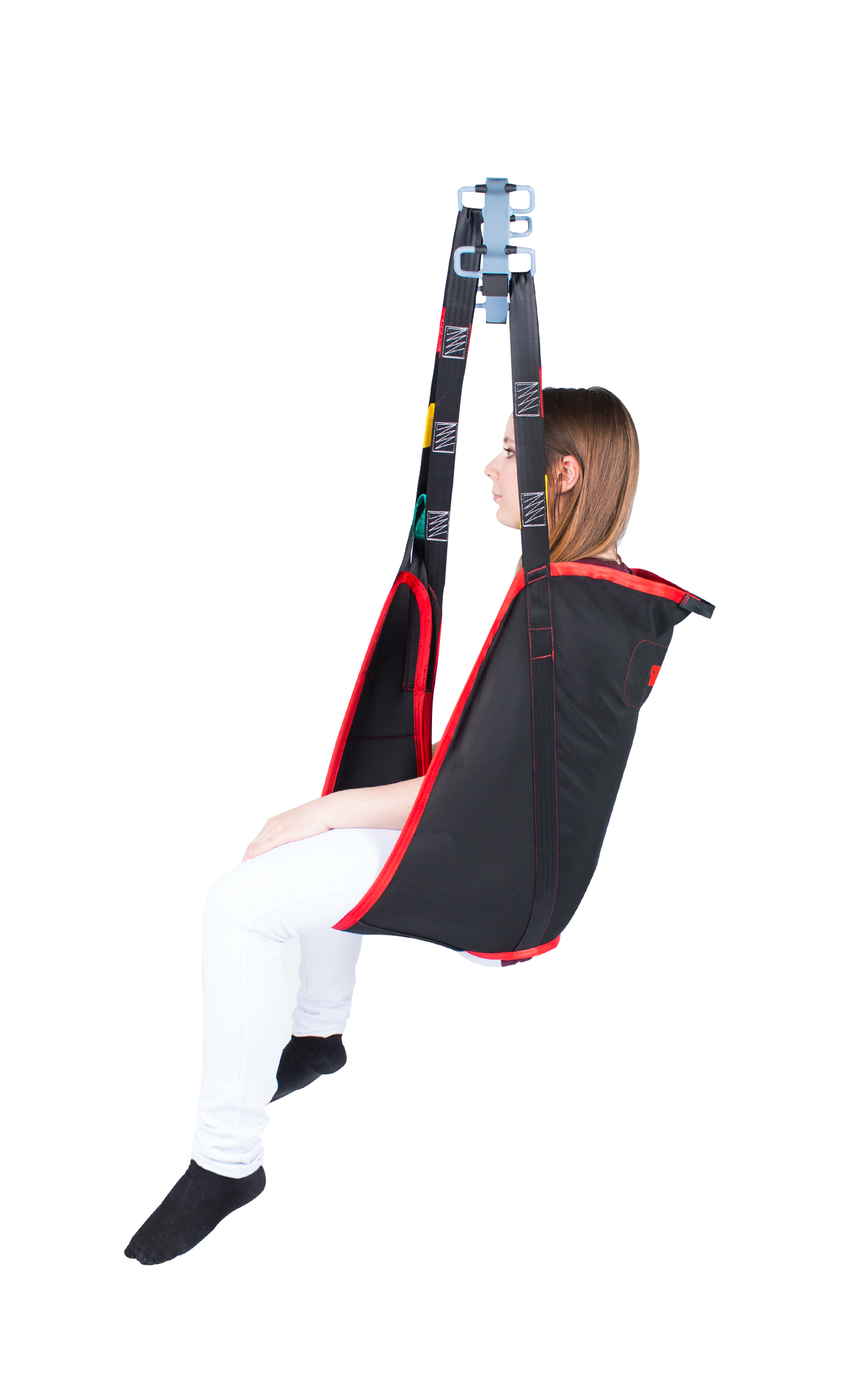 SLK Universal Sling featuring colour-coded loops for quick size identification, ensuring efficient patient transfers.