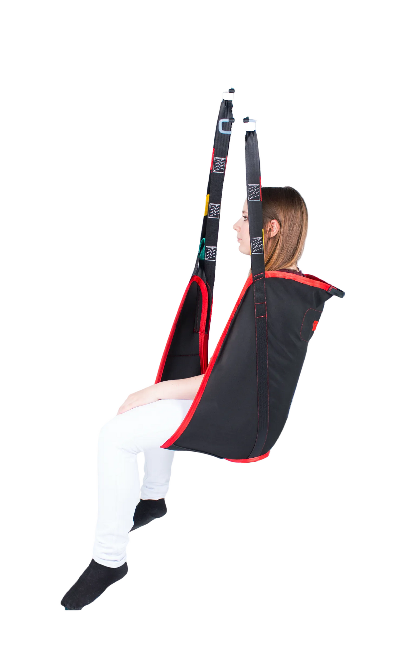 SLK Universal Sling featuring colour-coded loops for quick size identification, ensuring efficient patient transfers.