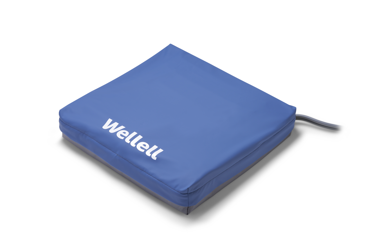 Close-up of alternating air-cell structure and cushioned foam base of Sedens 500.