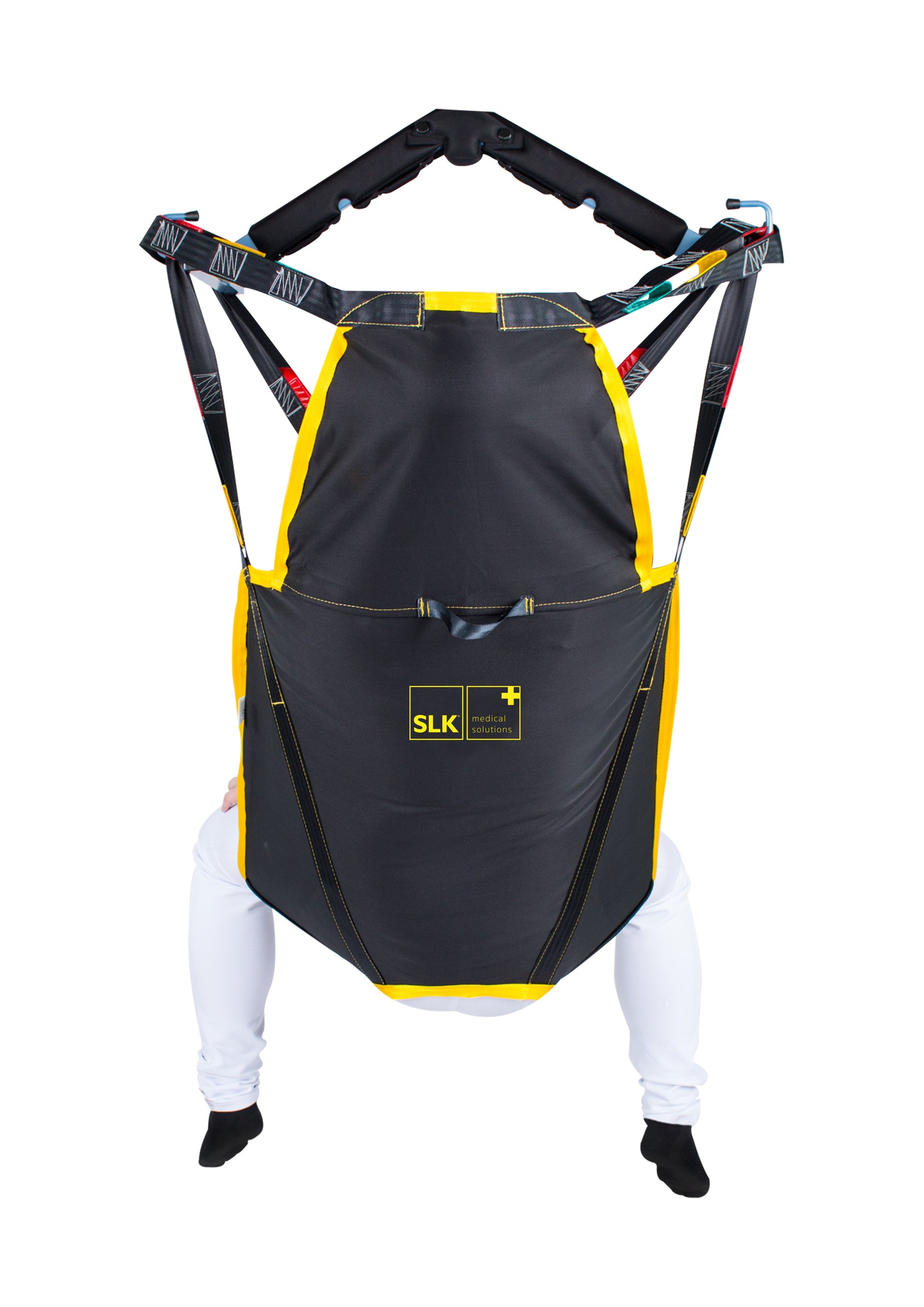 Wellell Universal Headrest in use during patient transfer, highlighting ergonomic design.