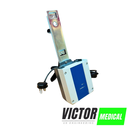 Hoist Battery Charger and Stand. Compatible with Linak, Oxford, and  Invacare Birdie Hoist and Stand Aid Batteries.