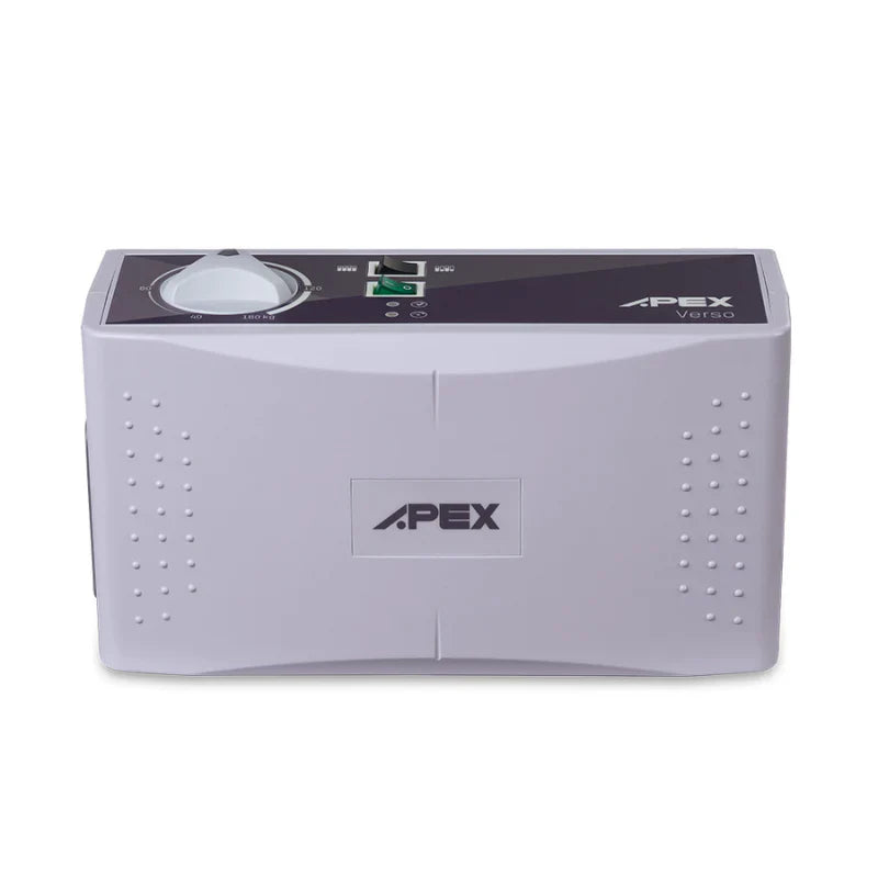 Wellell Verso control pump unit showing pressure settings and therapy modes.