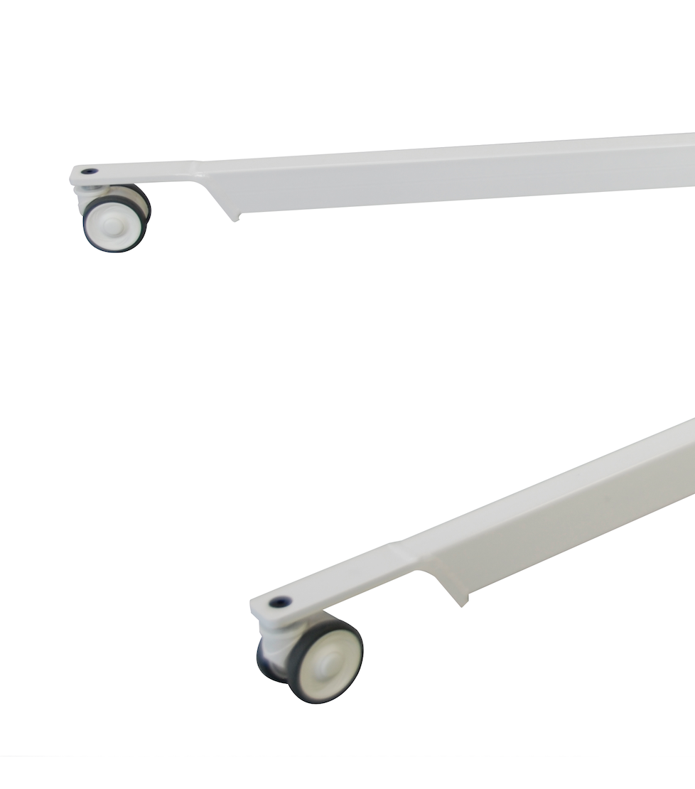 Integrity Marlin Pro 205E Mobile Hoist legs castors close-up