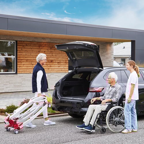 Molift Smart 150 foldable design for easy storage