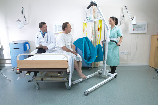 Marsden M-600 hoist weighing attachment mounted on a hoist spreader bar