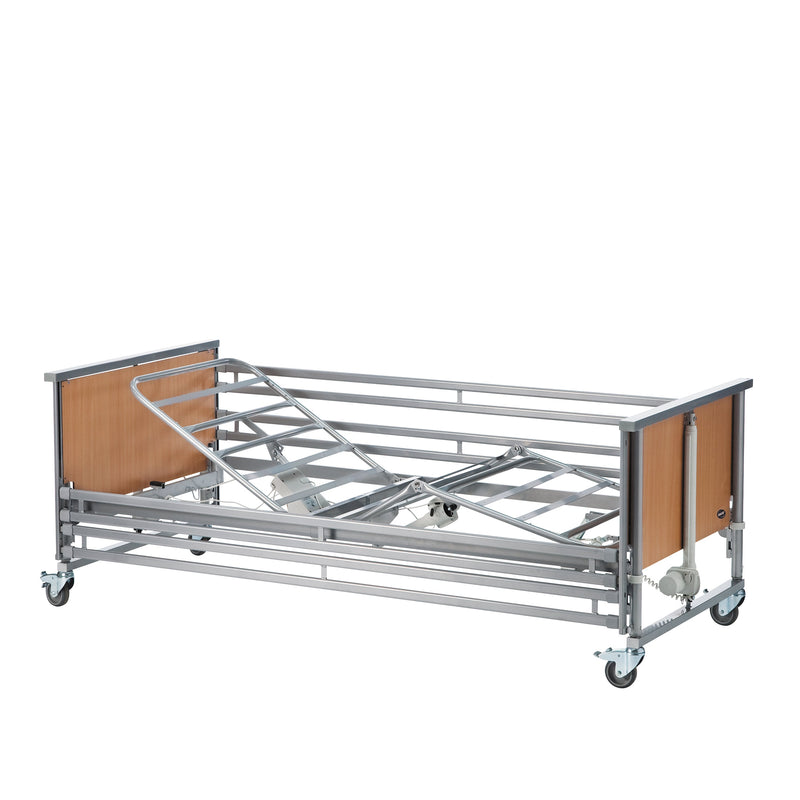 A photo of the medley ergo profile bed, showing the full view of the bed.