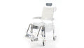 Invacare Aquatec Ocean VIP Ergo Tilt-in-Space Shower Commode with ergonomic seat.