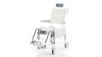 Invacare Aquatec Ocean VIP Ergo Tilt-in-Space Shower Commode with ergonomic seat.