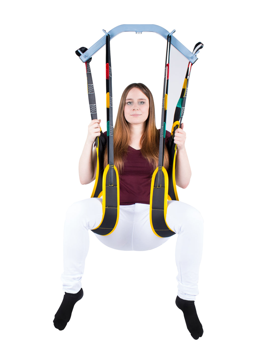 Wellell Quick Transfer Sling featuring larger cutout for buttocks, ensuring secure positioning.