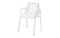 Alerta Stationary Shower Chair, Adjustable Height
