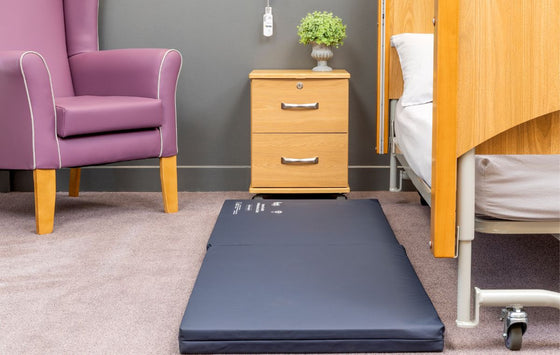 Alertamat Crash Mat with Wireless Nurse Call Alert In A Room