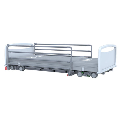 Accora Folding Side Rails attached to an Proxima bed