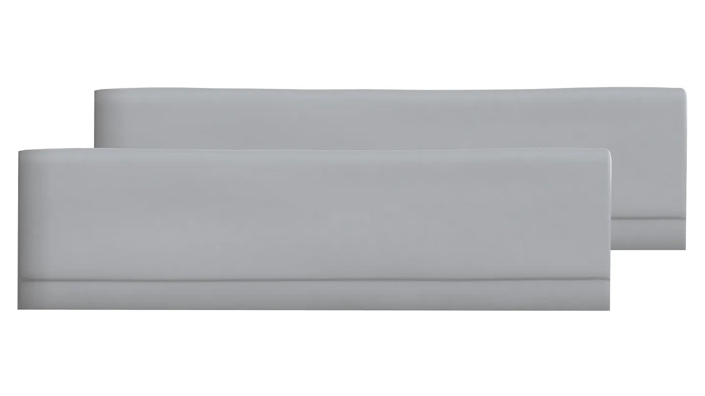 Folding side rail bumpers