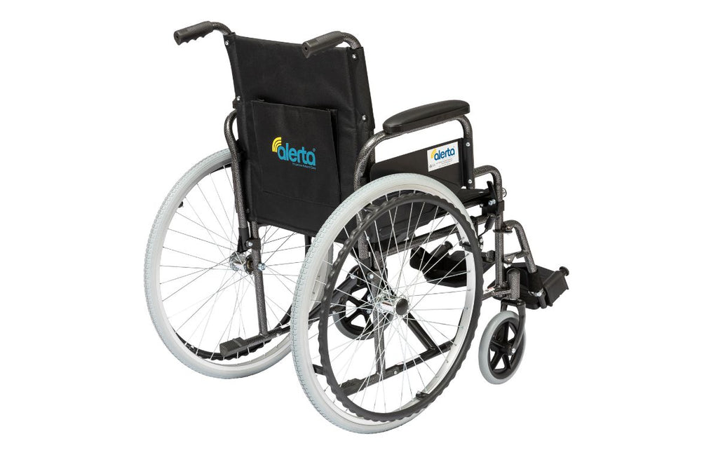 Alerta Self-Propelled Wheelchair, Crash Tested Rear View