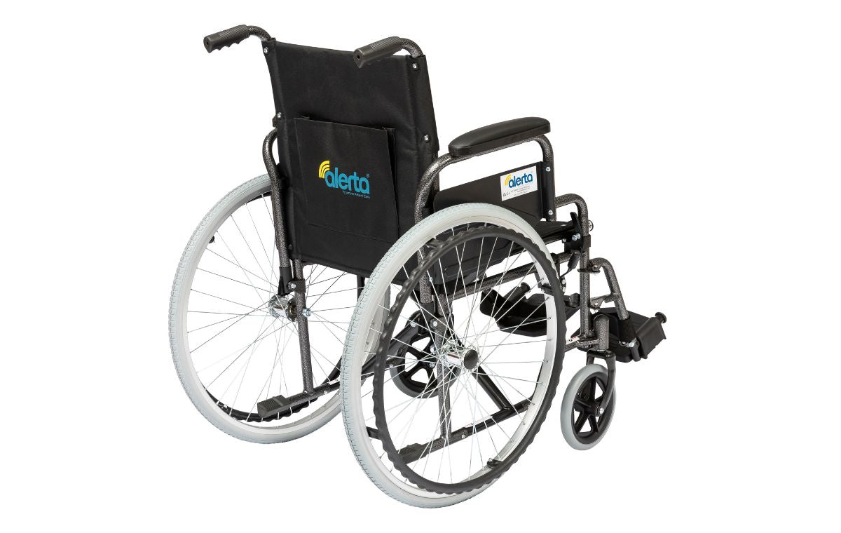 Alerta Self-Propelled Wheelchair, Crash Tested Rear View