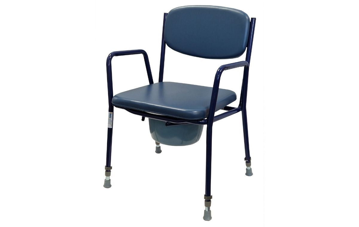 Alerta Stacking Commode, Adjustable Height