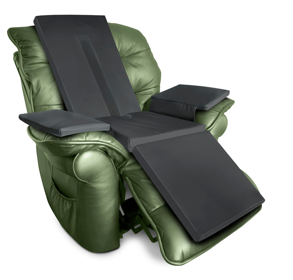 Apollo Morpheus Recline Cushion System full setup on recliner