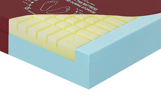 Close-up of waterproof, vapour-permeable PU cover and internal air channels