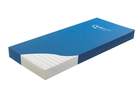 Apollo Community Plus mattress surface featuring castellated reflex foam