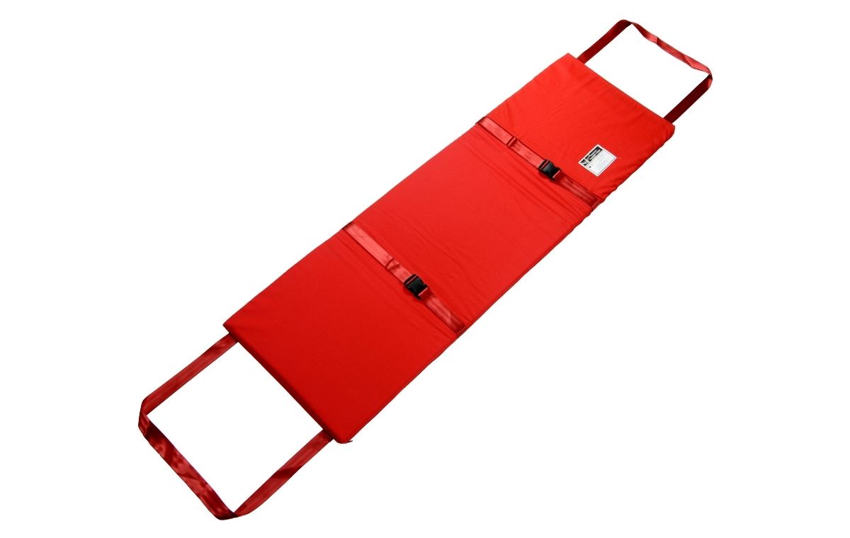 Alerta Bariatric Evacuation Sledge unfolded showing full length 190 × 100 cm