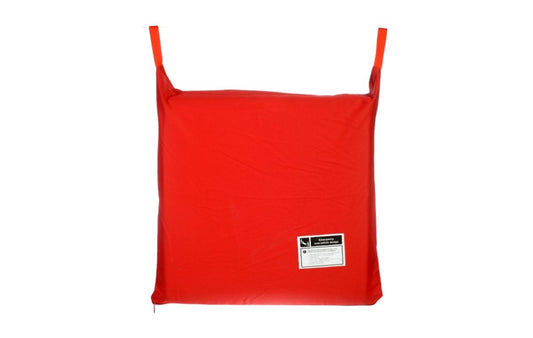 Alerta Bariatric Evacuation Sledge folded into its wall‑mountable zip storage bag