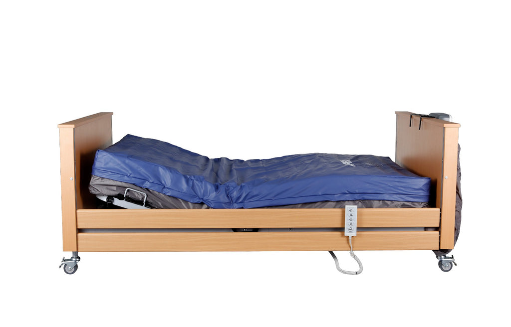 Backrest elevated to 70 degrees for patient comfort.
