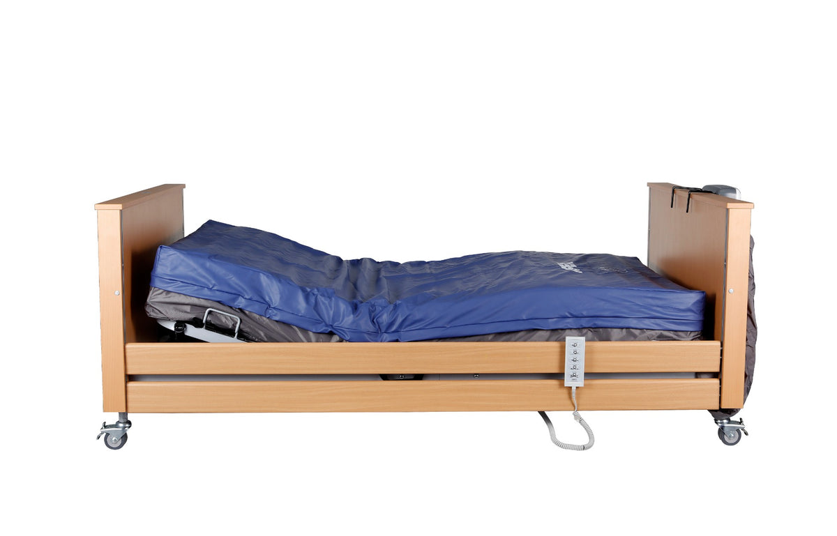 Backrest elevated to 70 degrees for patient comfort.