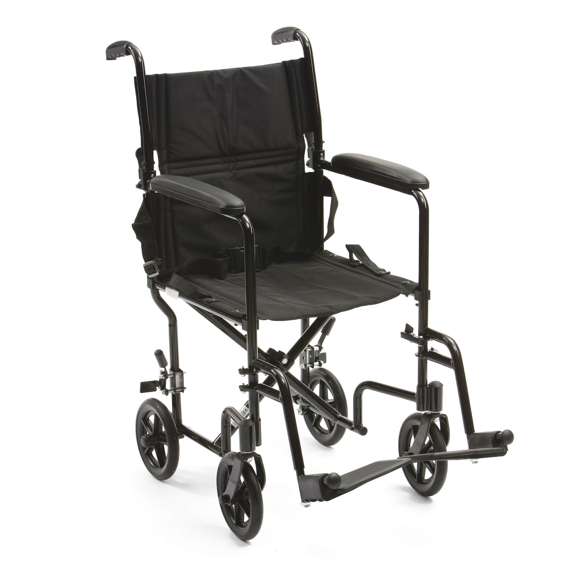 ATC19 Aluminium Travel Chair front view care home setting