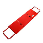 Red alerta evacuation sledge.