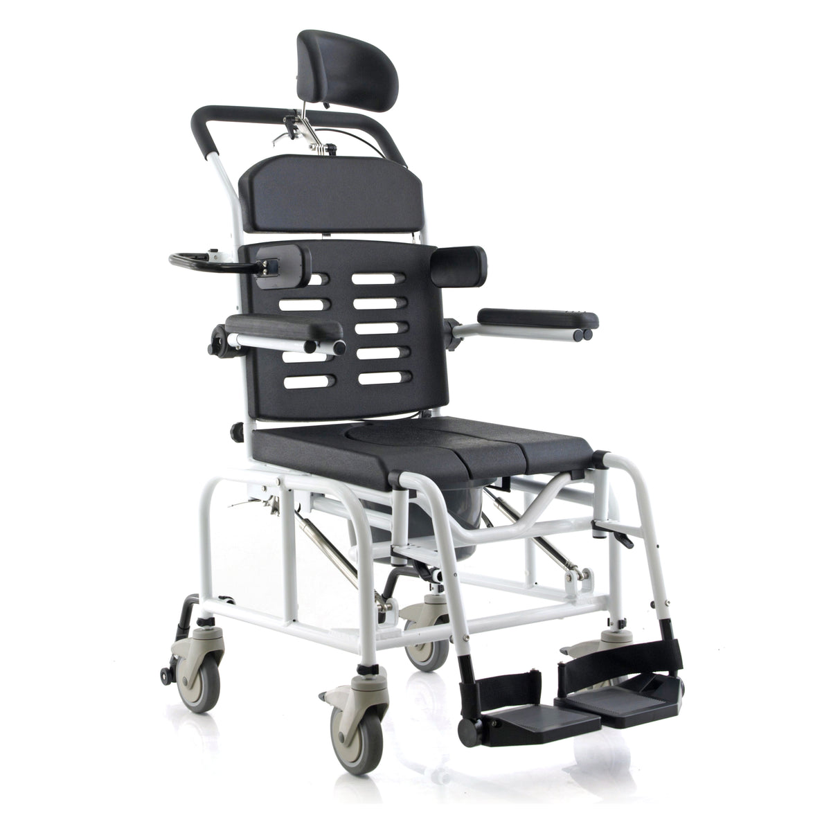 Alerta Aqua Shower Commode Chair. Tilt-in-Space, Hi-Lo.