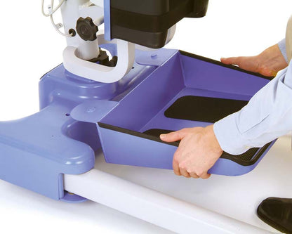 Oxford Ascend patient lift showing removable foot tray