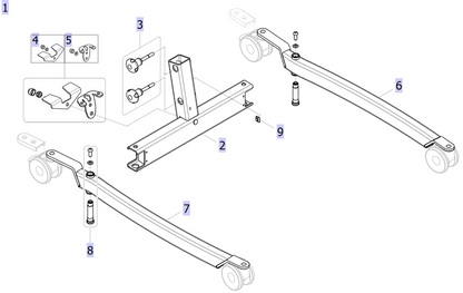 Stopper Plate Kit – Invacare ISA 160 Electrical Leg Spread Stand Aid