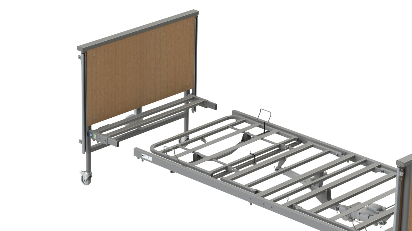 Drive Medical Casa Bed Length Extension 16cm – Silver in use