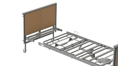 Drive Medical Casa Bed Length Extension 16cm – Silver in use